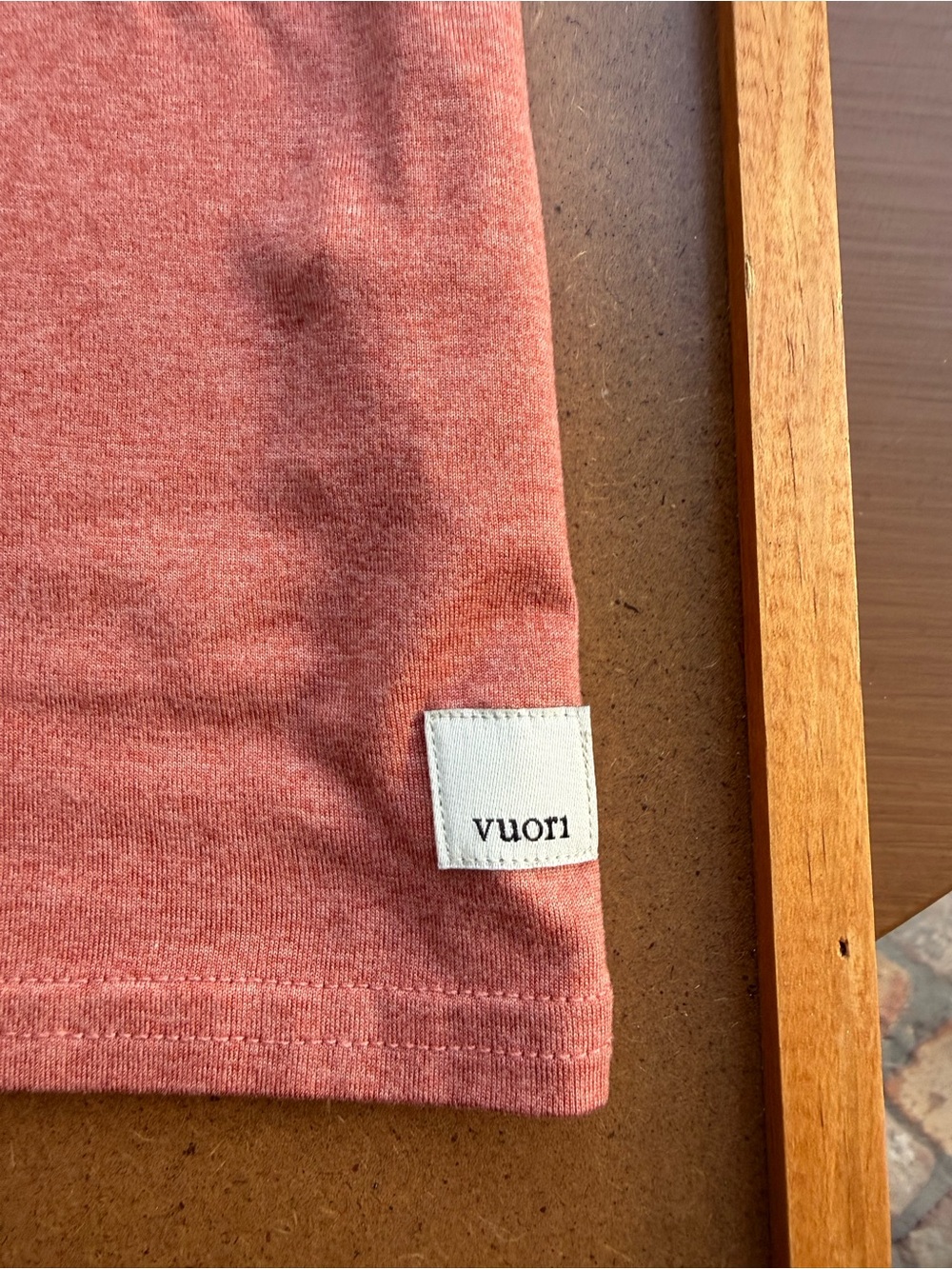 Vuori Womens Energy Tank Regular Length Size Large. Color is a faded rust. - Picture 2 of 8